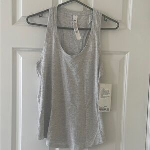 Lululemon Athletica Light Gray Tank Top
